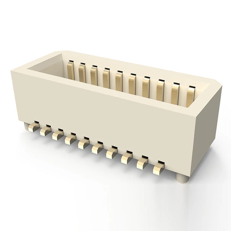0.8mm Socket Double Row Straight SMT