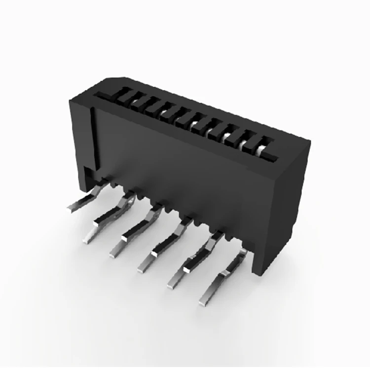1.25mm FPC Single Row Right Angle DIP H8mm