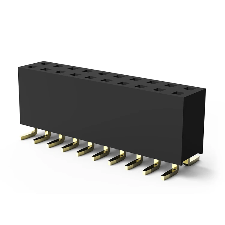 2.0mm Female Header Double Row SMT H6.35mm