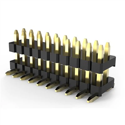 0.8mm Pin Header Double Row Double Plastic SMT