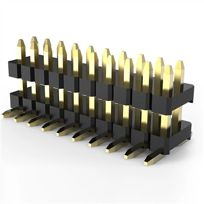 0.8mm Pin Header Double Row Dual Plastic SMT