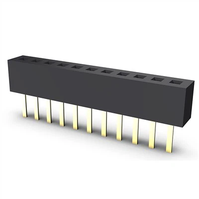 1.0mm Female Header Single Row Straight