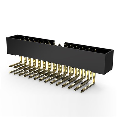 2.0mm Box Header Double Row Right Angle DIP