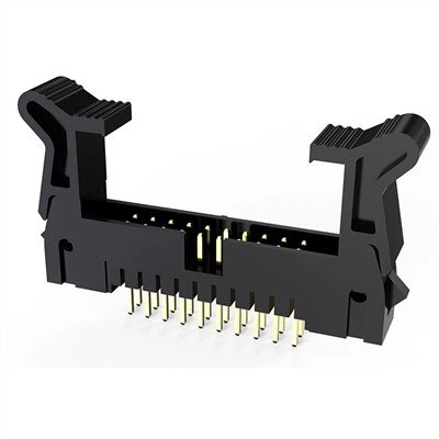 2.54mm Box Header with Latches Straight