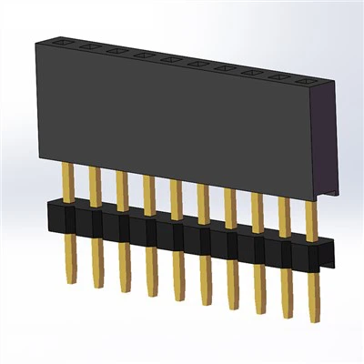 2.54mm Female Header Single Row DIP Y Type